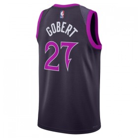 Män Minnesota Timberwolves Tröja Rudy Gobert Nike 2025-26 City Edition Svart Swingman